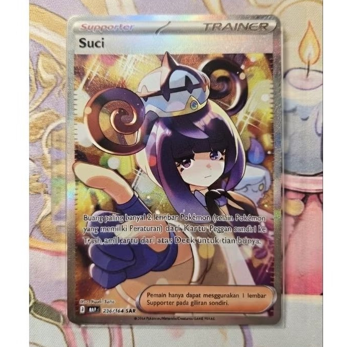 Suci SAR supporter trainer ancaman bayangan pokemon TCG
