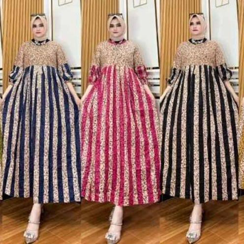GAMIS TALI KOMBINASI BAJU VIRAL BUMIL JUMBO IBU HAMIL KEKINIAN 2024 UNTUK LEBARAN TALI LONCENG
