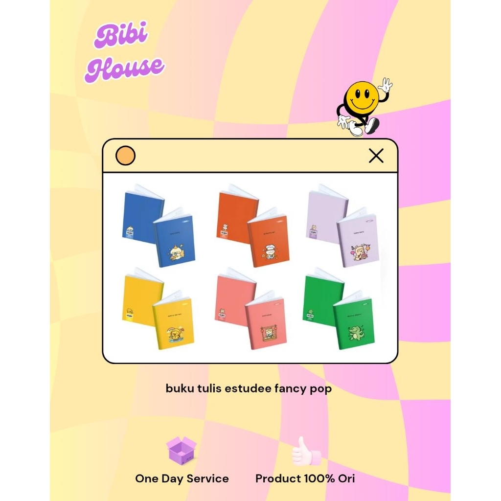 Buku Tulis Estudee Fancy Pop B5