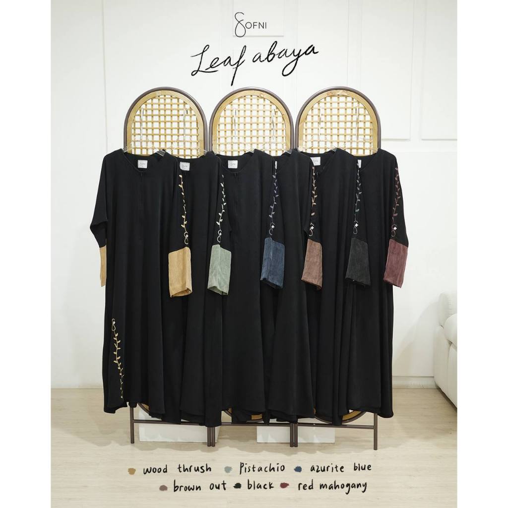 [NWT] SOFNI: By Sofni Leaf Series - Leaf Abaya