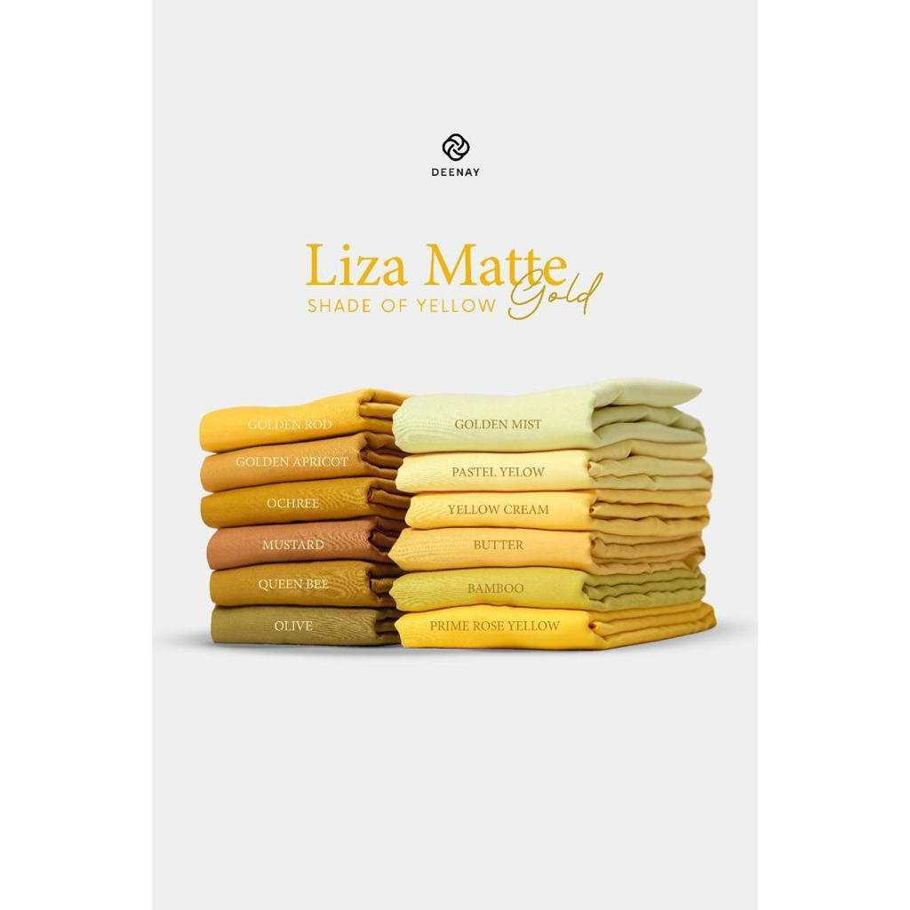 kerudung polos per kuningan liza deenay