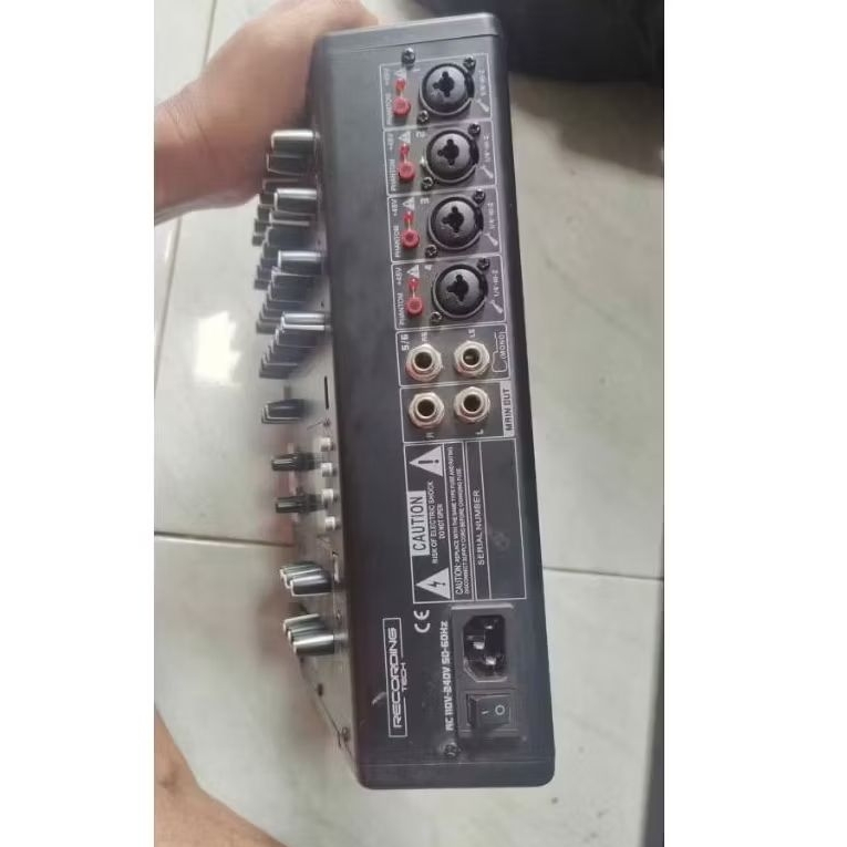 Audio Mixer Recording Tech Pro-Rtx6