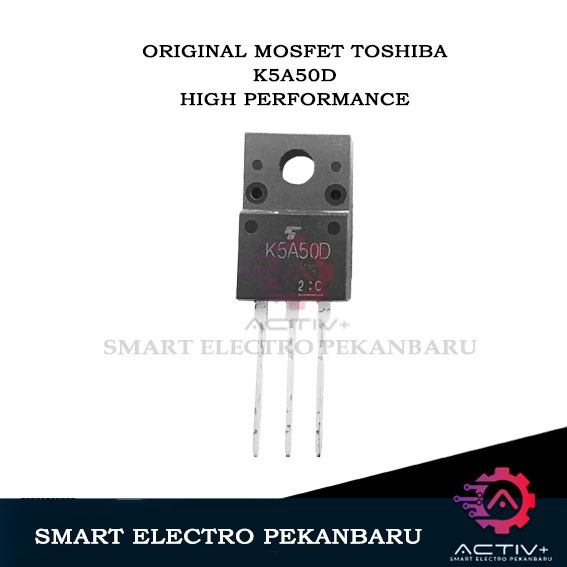 ORIGINAL MOSFET K5A50D TOSHIBA SEMICONDUCTOR JAPAN 5A 500V 5A50D 5A50 K5A50 K5A500 TK5A50D 2SK5A50 5