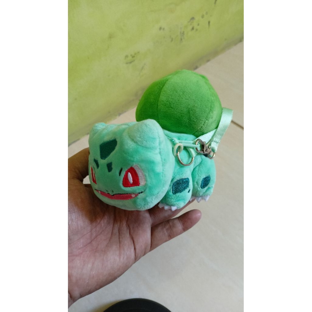 Gantungan Kunci Pokemon Bulbasaur dengan Dompet Koin