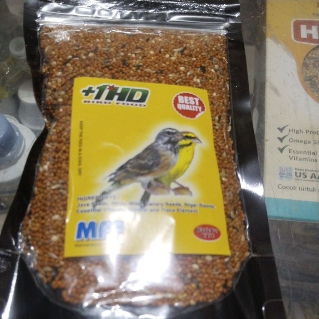 Pakan burung blackthrout monzambik hd bird food mff