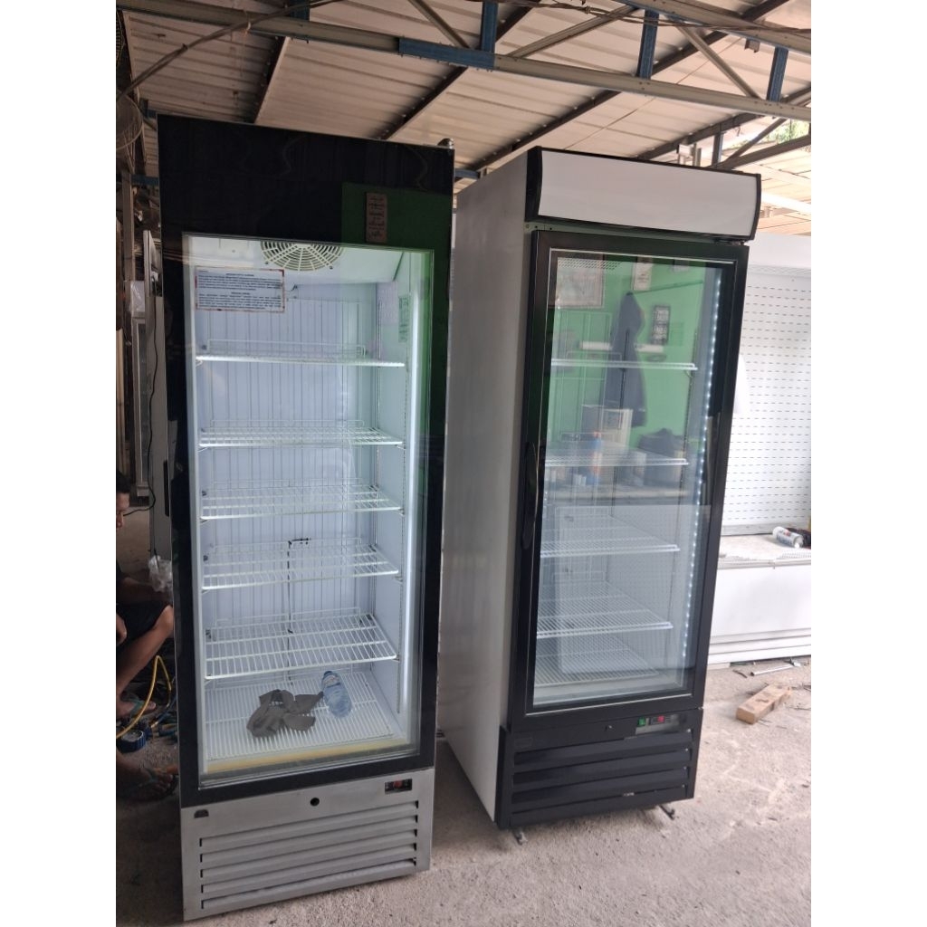 SECOND/BEKAS UPRIGHT FREEZER GLASS DOOR/FREEZER PINTU KACA