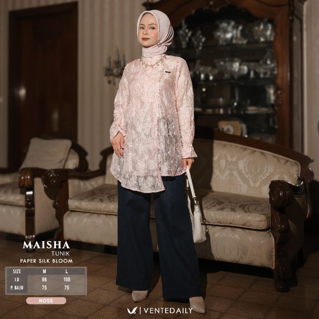 [NEW] TUNIK MAISHA BY VENTEDAILY // FASHION MUSLIM KEKINIAN // ZAMIA BY ALFASHION