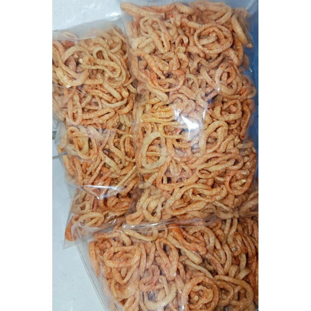 Lanting Slondok Singkong Mentah 250 Gram rasa pedas manis khas kebumen| Kerupuk Singkong Mentah Siap