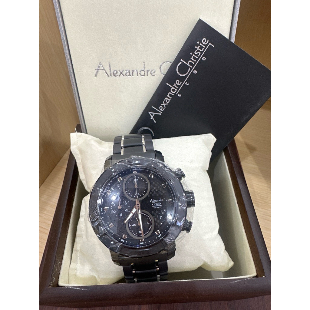 ALEXANDRE CHRISTIE 6292MC CRONOGRAPH CERAMIC | STAINLESS STEEL
