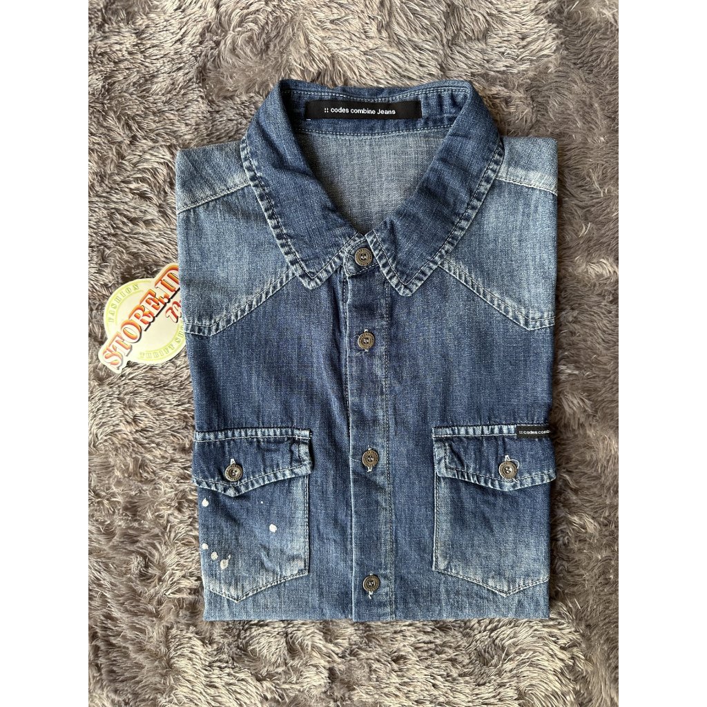 Kemeja Denim Codes Combine Jeans