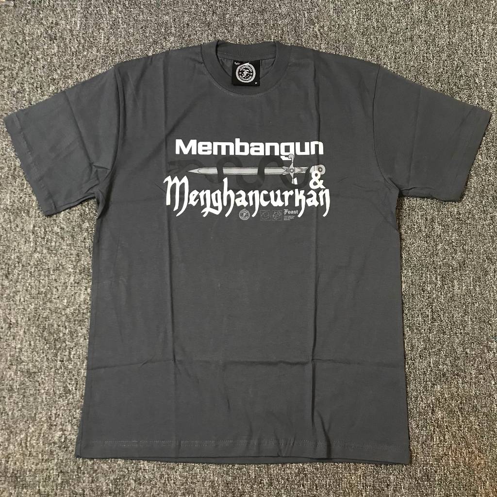 Kaos Band FEAST - SERPENT Grey Original Merchandise