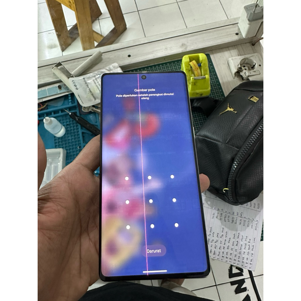 lcd Pixel 7 pro ori copotan minus