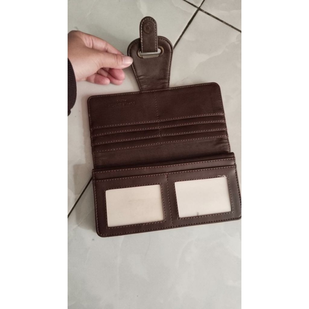 dompet sopie martin panjang warna coklat