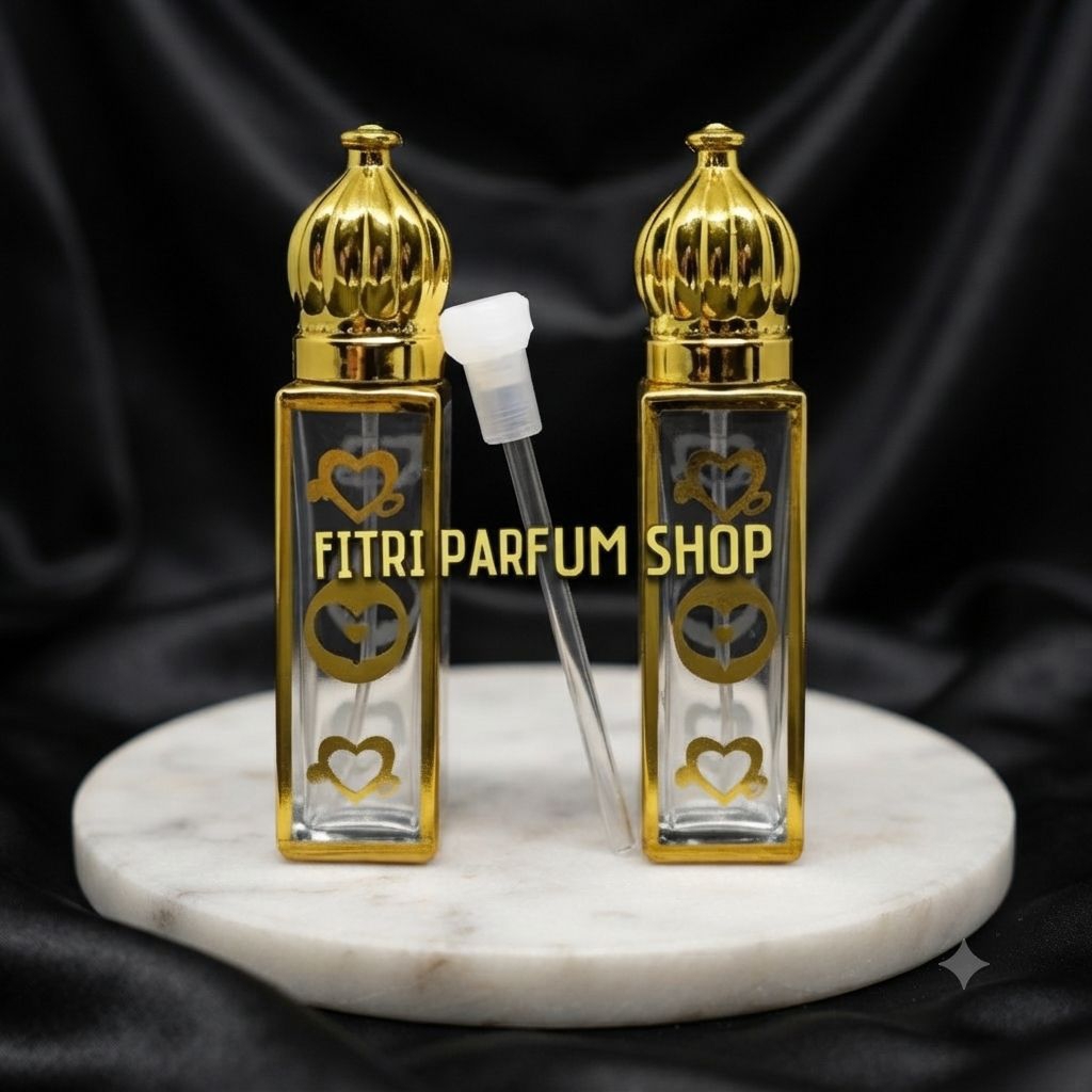 Botol parfum stik oles kaca kubah 12ml