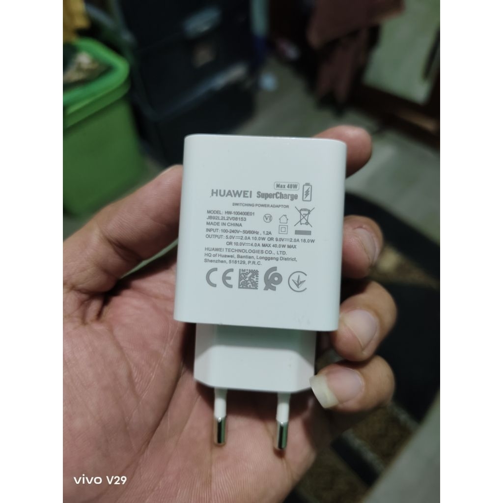 Charger Huawei 40 Watt Original Cabutan