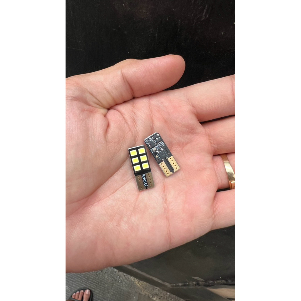 Lampu Senja Kota T10 DC 12V Nyala Kedip Pesawat Model 6Mata Led Soket T10 Untuk Motor/Mobil
