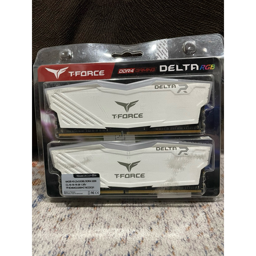 Team T-Force Delta R 64GB Kit DDR4 3200 MHz