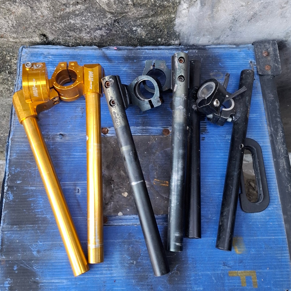 Stang jepit ninja r vixion as 33 stang drag almunium bekas