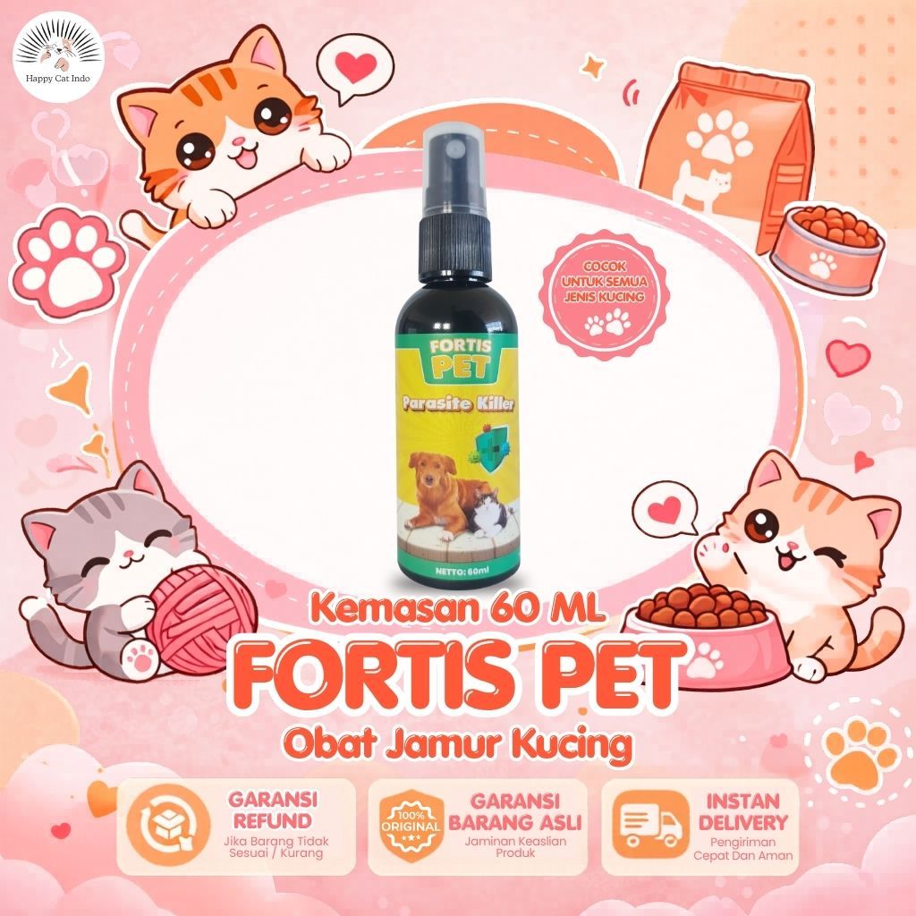 FORTIS PET PARASITE KILLER UNTUK MEMBASMI PARASITE DAN JAMUR