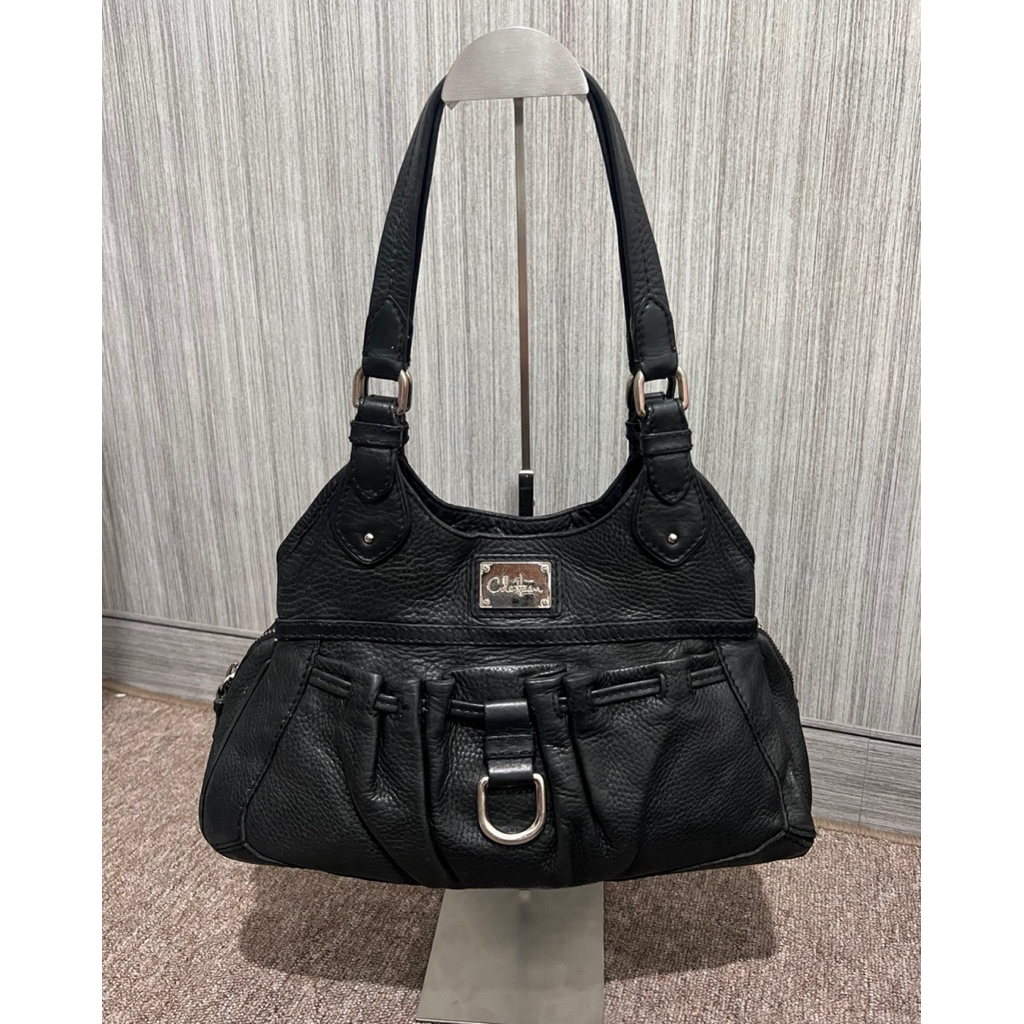 Cole Haan Shoulder Bag Black / Tas kulit asli