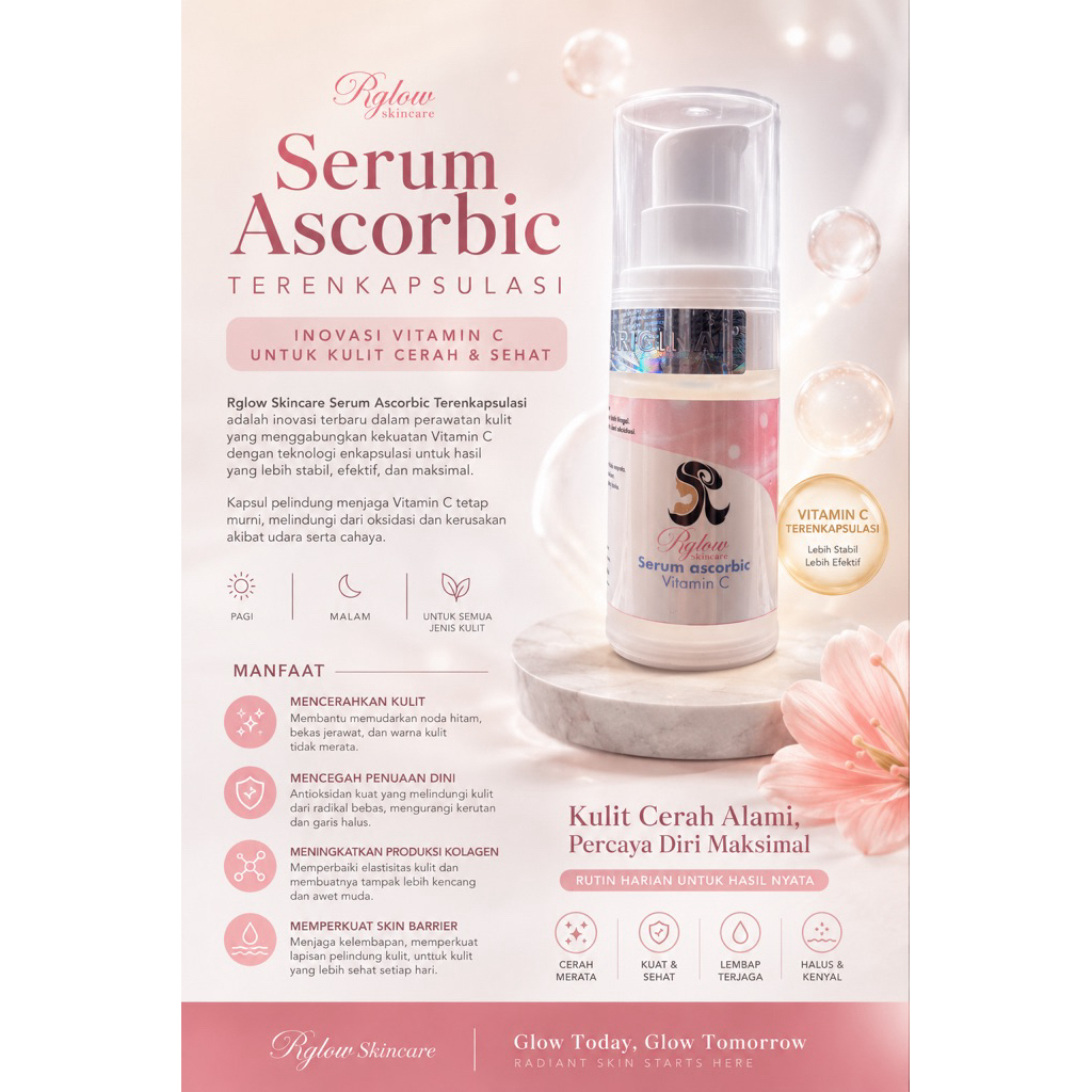 Rglow Skincare Serum ascorbic vit c