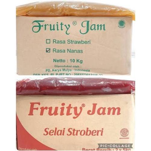 Selai Serat Nanas, Strawberry 250 gram