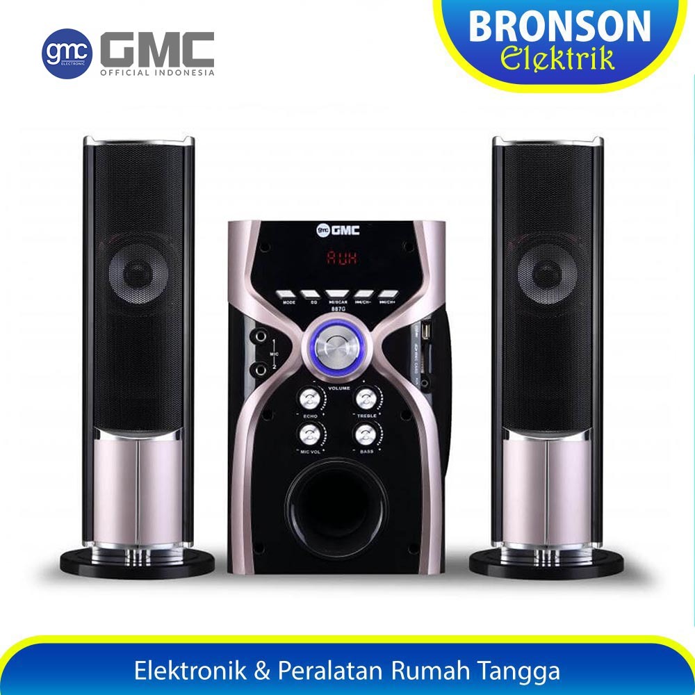 SPEAKER BLUETOOTH GMC 887G  Speaker Gmc BLUETOOTH PORT USB Karaoke - GARANSI RESMI