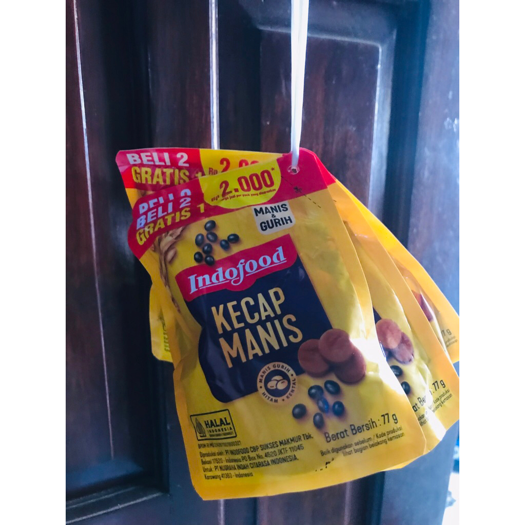 Paket 9 Sachet Kecap Manis Indofood 2000an - Praktis, Ekonomis, Siap Saji
