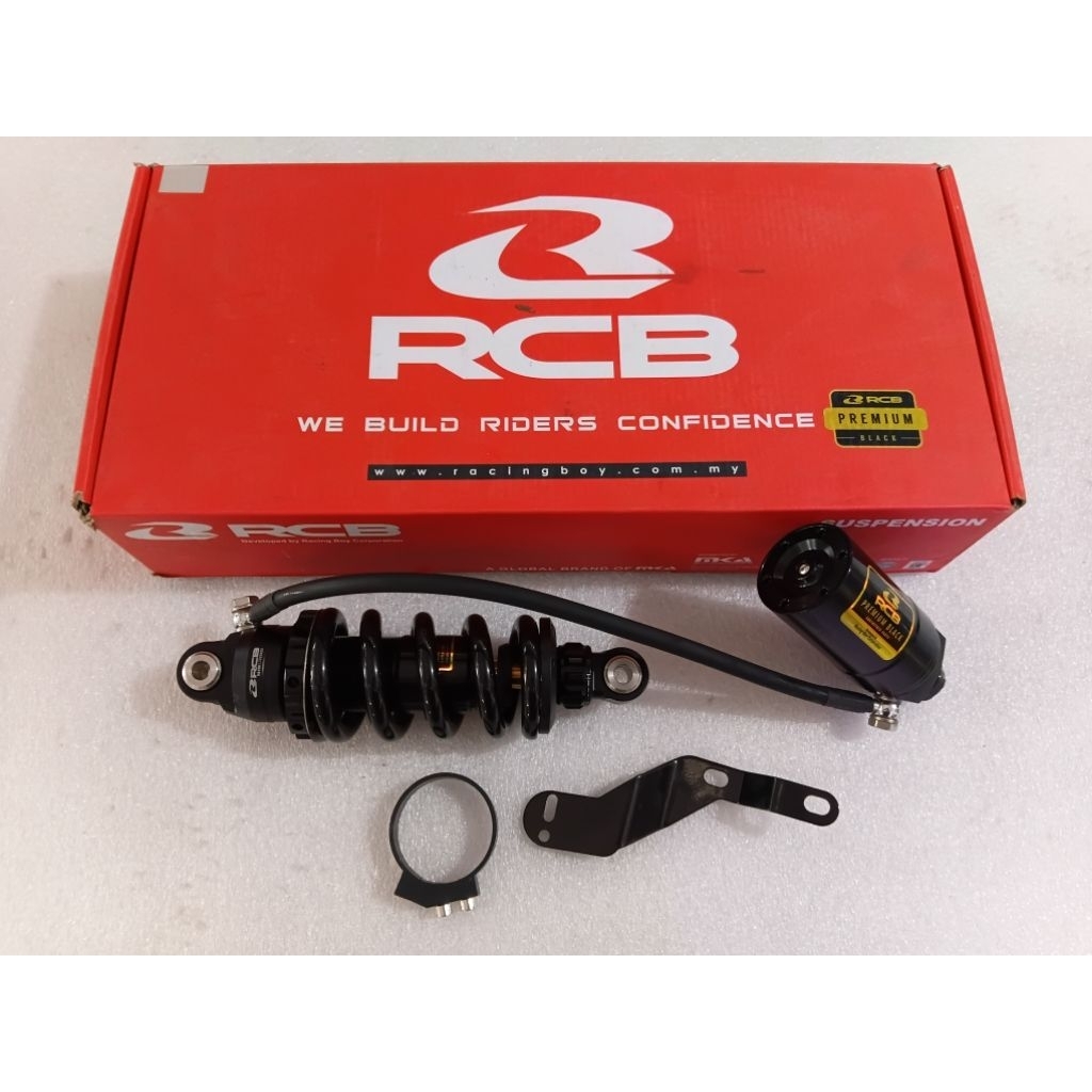 Shock Braker RCB Racing Sonic 150R, monoshock RS150R  225mm Black/Hitam