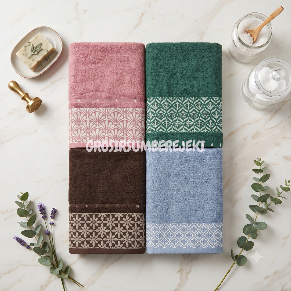 [GRADE B] Handuk Morning Whistle Bambu Handuk Mandi Dewasa 70 x 135 cm Handuk Souvenir Morning Whist