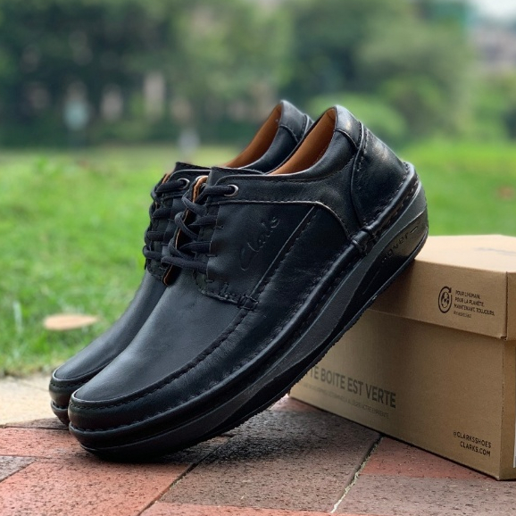 Original CLARKS FOOTWEAR Genuine Leather Men Outdoor Casual Boot Shoes 7041347