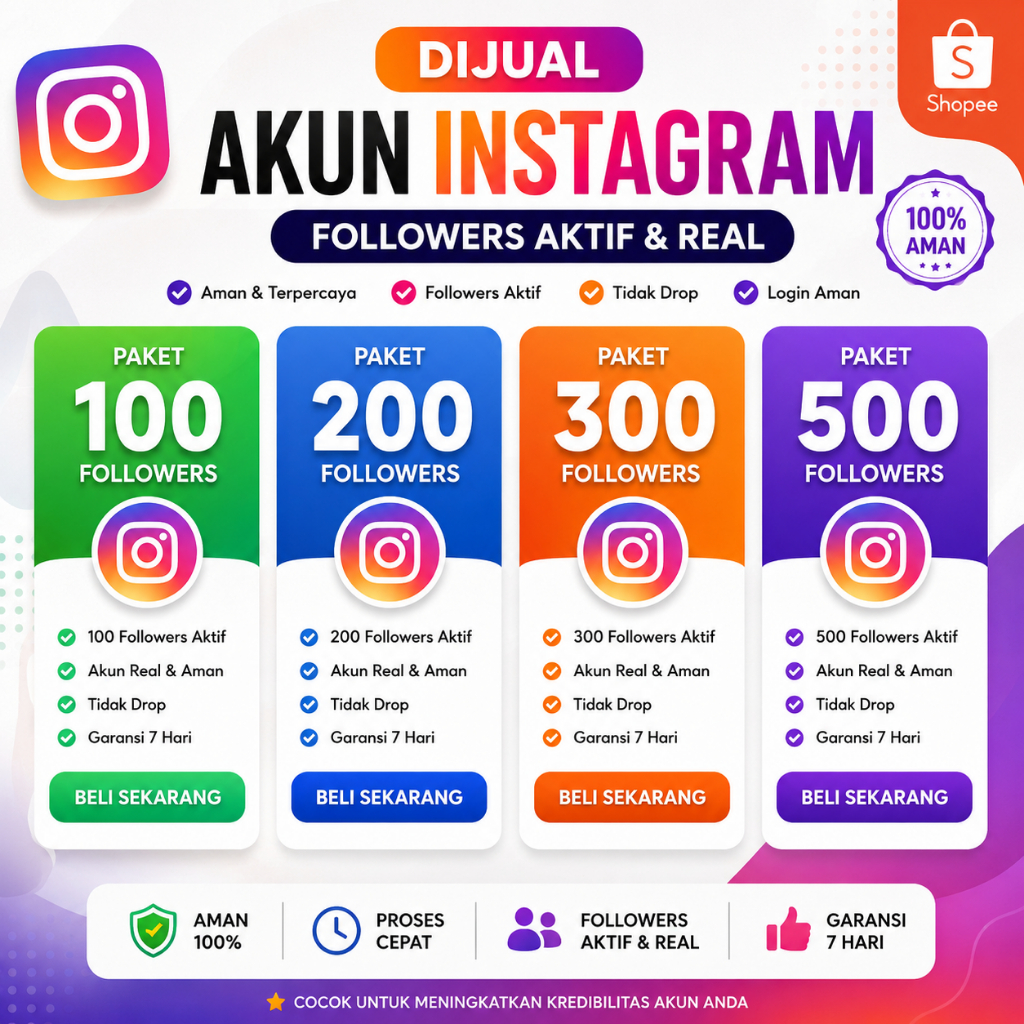 AKUN IG FOLLOWER AKUN INSTAGRAM BERFOLOWER AKUN IG TIDAK BARU AKUN IG LAMA AKUN IG AKTIF