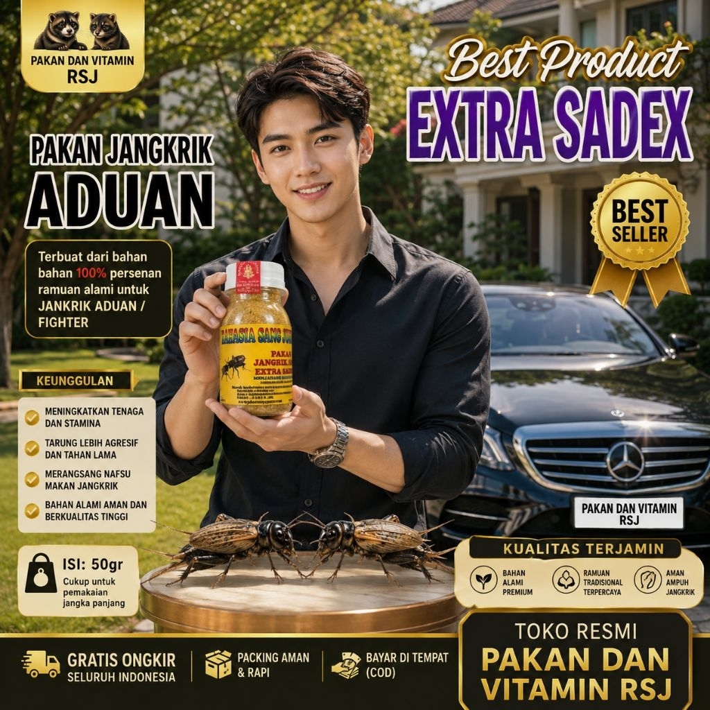 Sadek Jangkrik Aduan Pakan Jangkrik Aduan Menjadikan Lebih Kuat Gesit Agresif Dan Garang 50gr