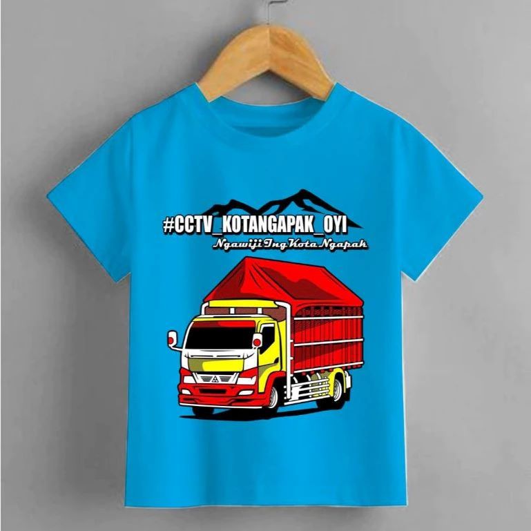 Kaos Truk Anak Canter Mania Indonesia | TRUK OLENG | CCTV _KOTANGAPAK _OYI - COTTON COMBED 24S
