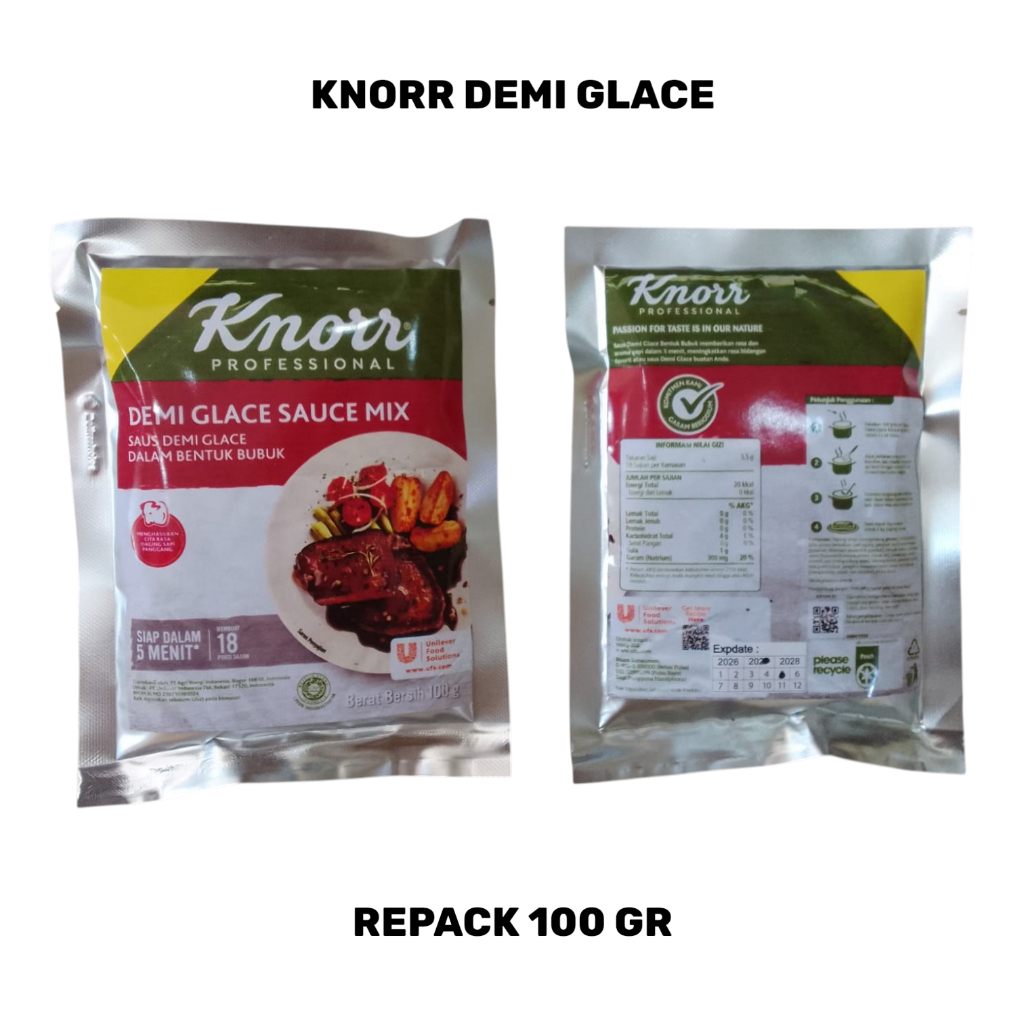(PROMO) Knorr Demi Glace Sauce Mix 100gr Original kemasan repacK