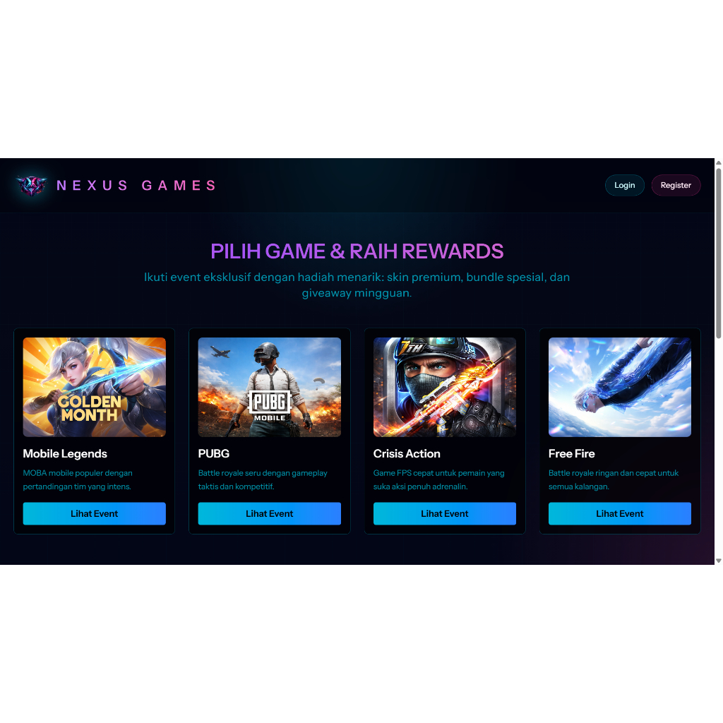 Website Game (Phising)