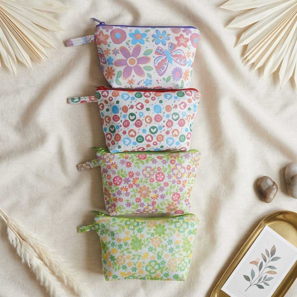 POUCH MOTIF BUNGA / POUCH KAIN
