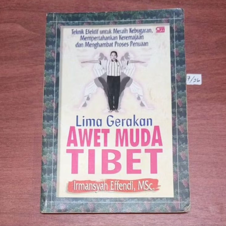 BUKU LIMA GERAKAN AWET MUDA TIBET OLEH IRMANSYAH EFFENDI MSC