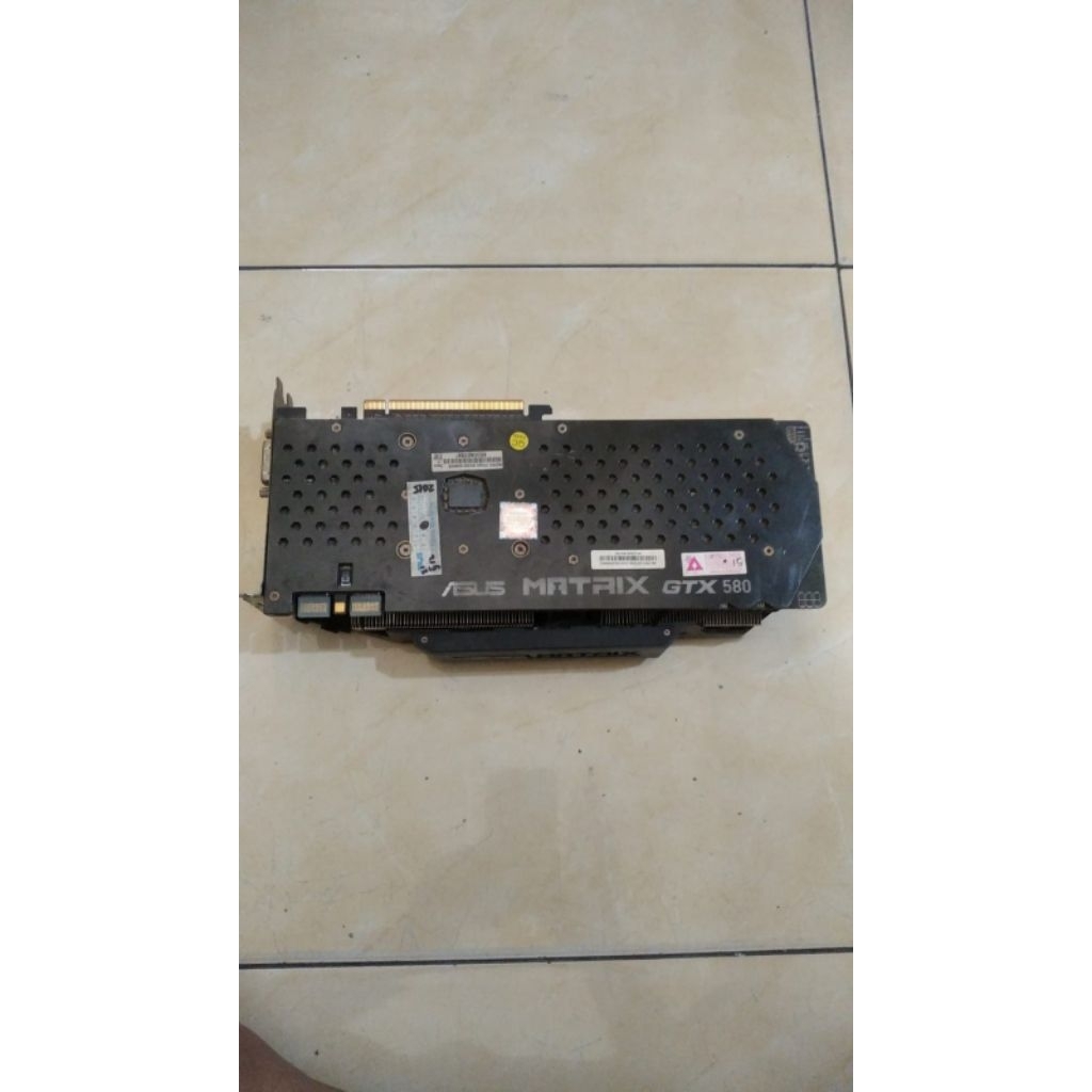 Khusus buat Teknisi saja..Vga Asus GTX580 matrix 1.5gb (tdk tampil) Rusak, No Garansi, No return, Ju