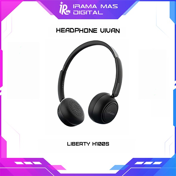 FLASH SALE HEADPHONE VIVAN LIBERTY H100S BLACK