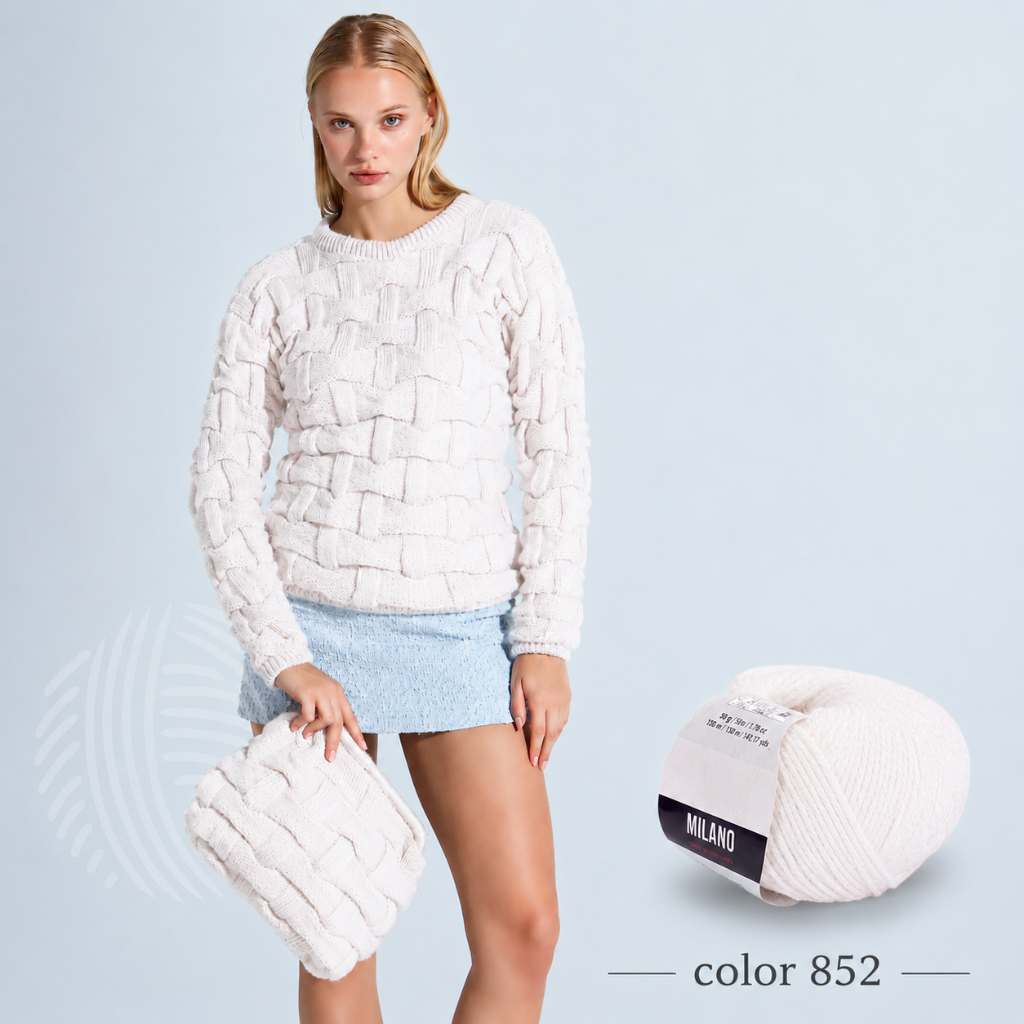 Benang Rajut Alpaca Wool YarnArt Milano crochet knitting yarn