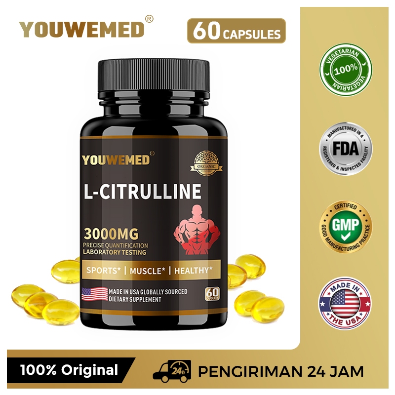 YOUWEMED—Suplemen L-Citrulline L-Citrulline Kurangi Lelah Otot Setelah Workout
