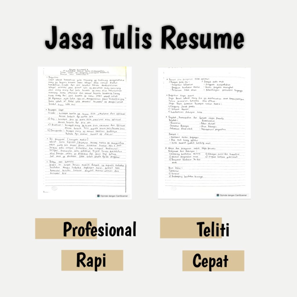 JASA TULIS TANGAN /JASA TULIS MURAH
