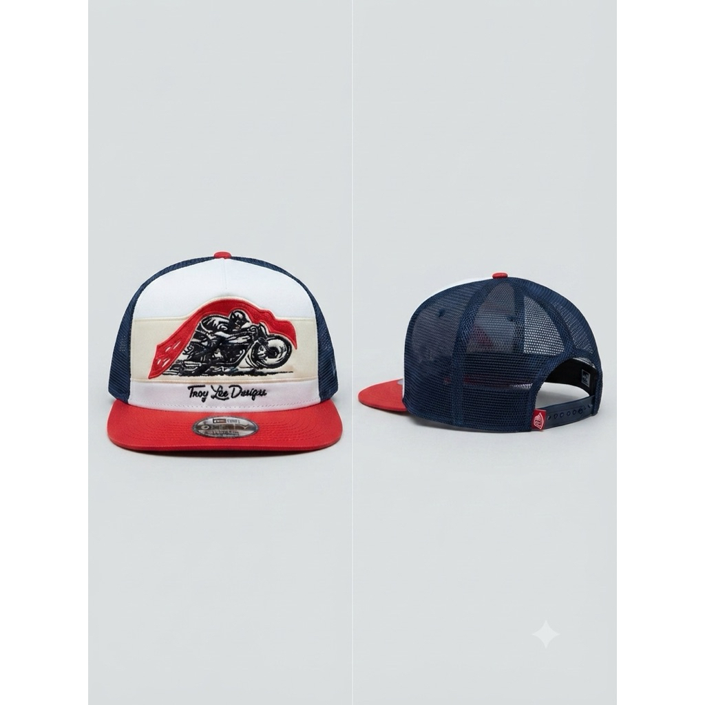 Topi Trucker New Era x Troy Lee Designs (TLD) - Edisi Camo