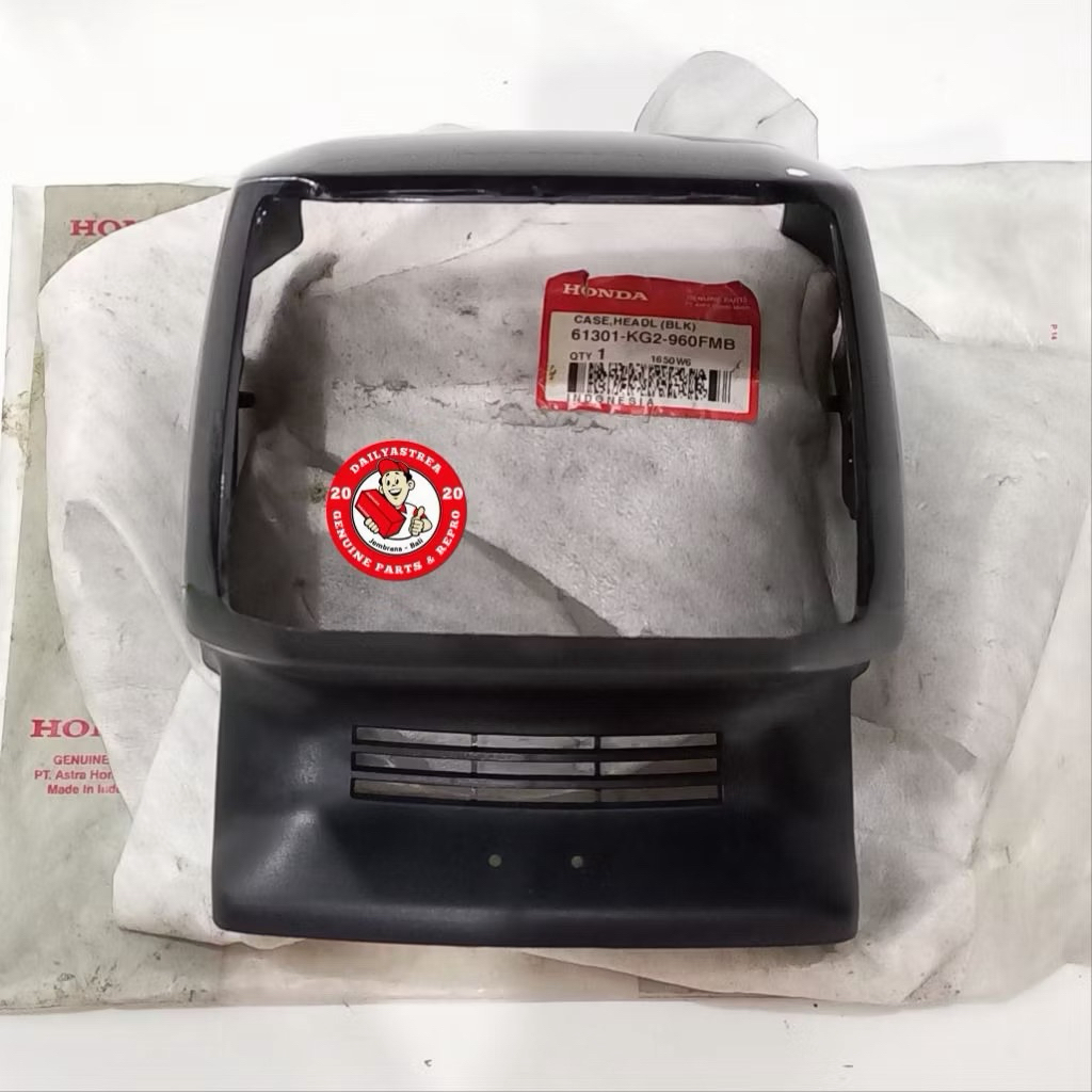 CASE HEADLIGHT RUMAH BATOK TOTOK LAMPU DEPAN HONDA GLPRO GL PRO NEOTECH ORIGINAL 61301-KG2-960FMB