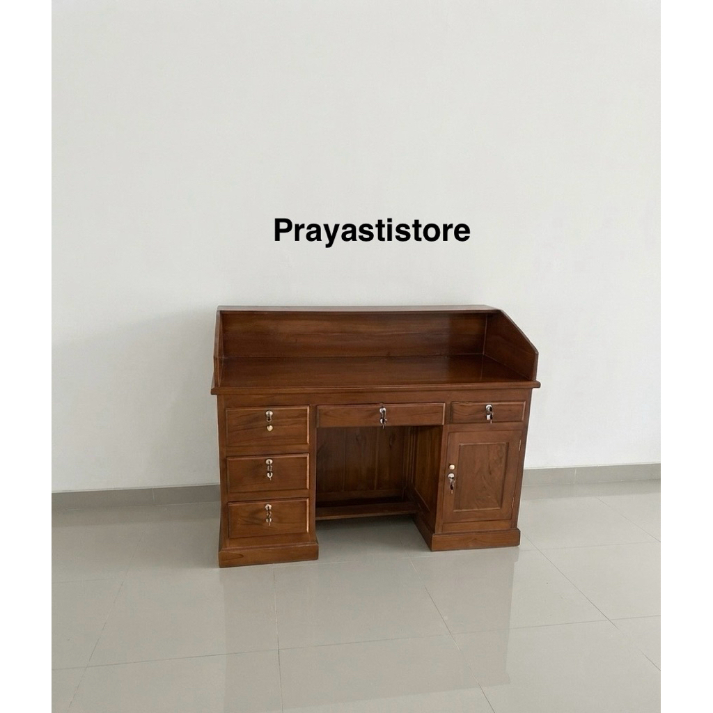 Meja Kasir Kayu Jati Asli Meja Kasir Minimalis Jati Meja Kasir Minimalis Jati