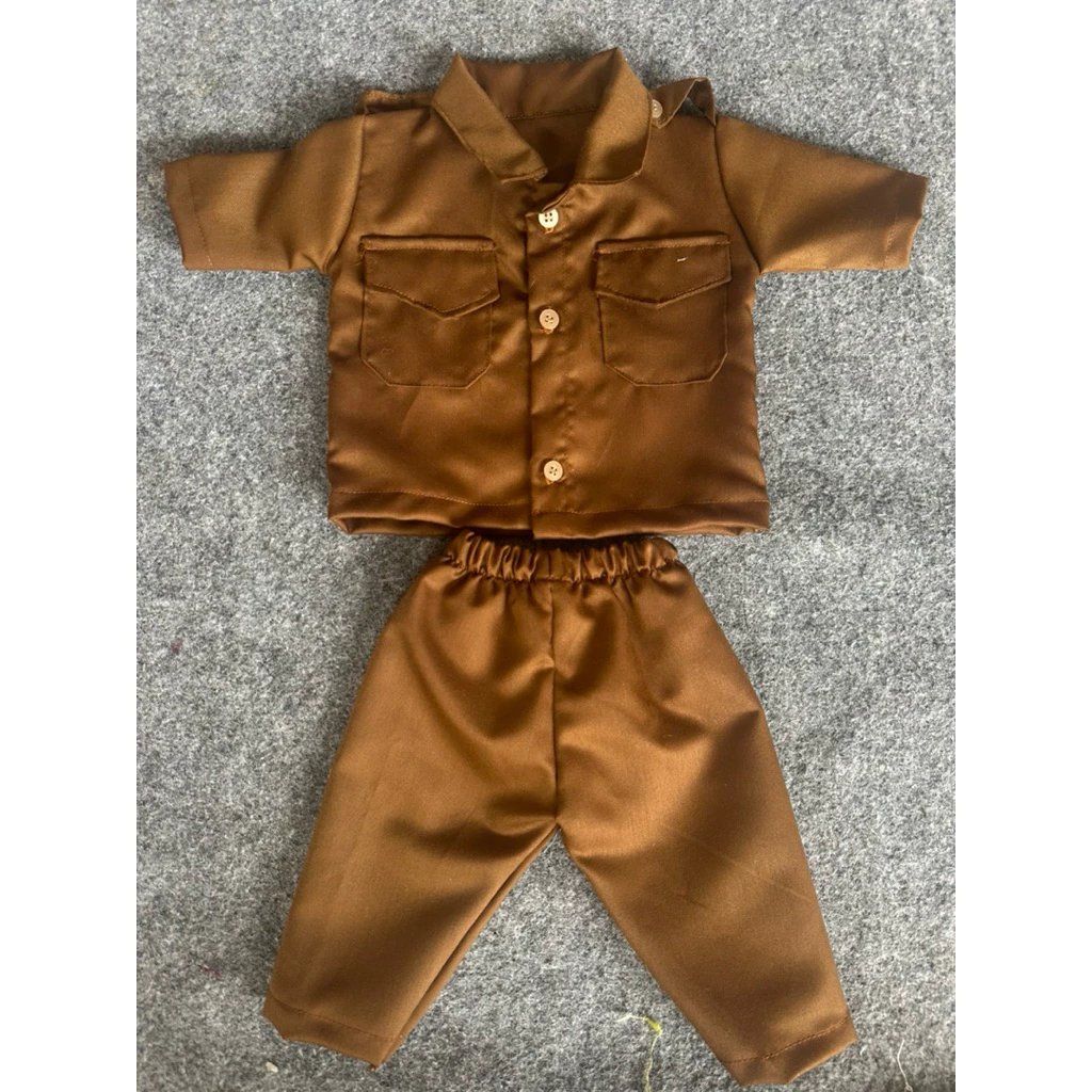 kostum baju PNS  pegawai negeri sipil Properti bayi newborn