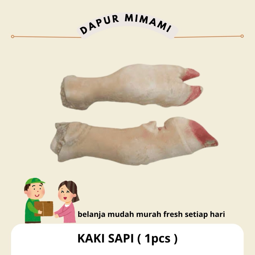 Kaki Sapi / Cokor Sapi Segar Siap Olah KIRIM BESOK