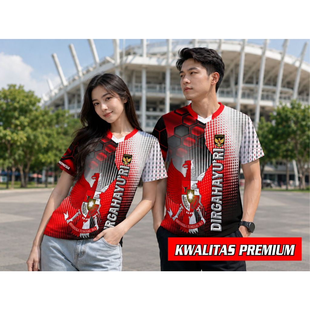 kaos merah putih jersey merah putih kaos agustus kaos garuda