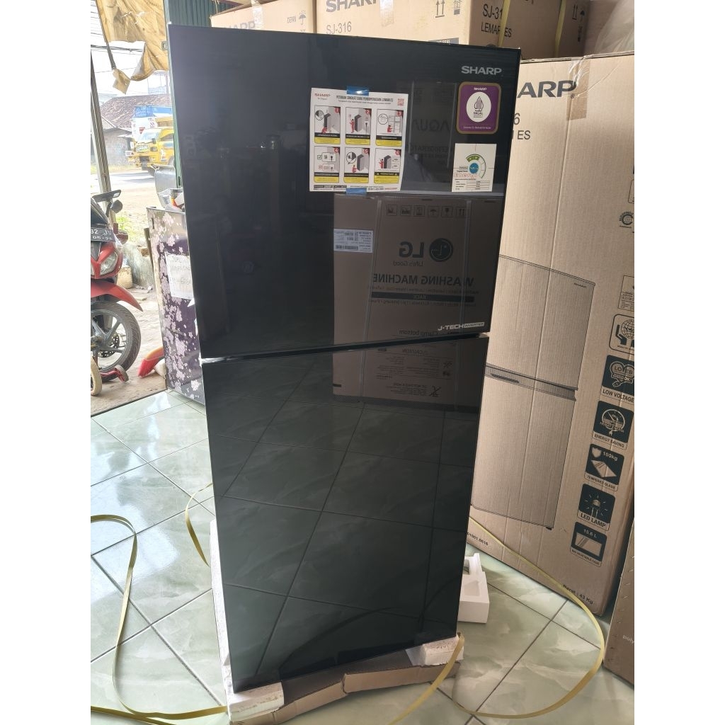 Kulkas Sharp SJ-246XI MK / SJ246XIMK Kulkas Sharp 2Pintu INVERTER 205Liter
